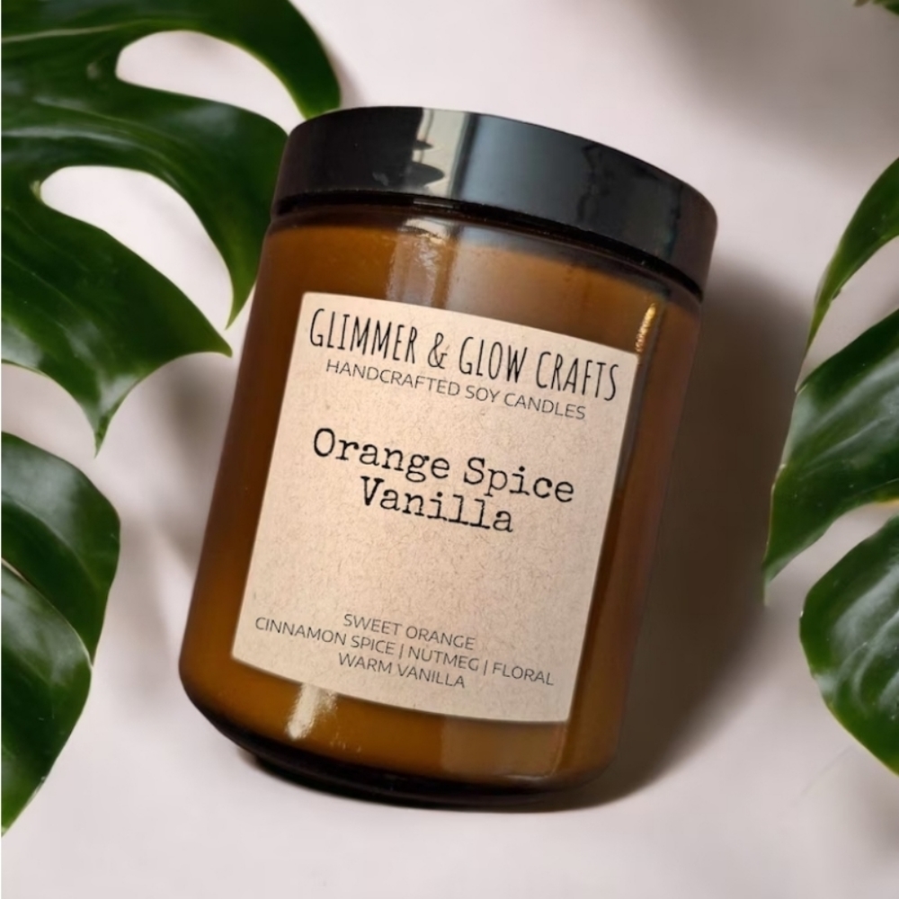 Orange Spice Vanilla Candle | 8oz